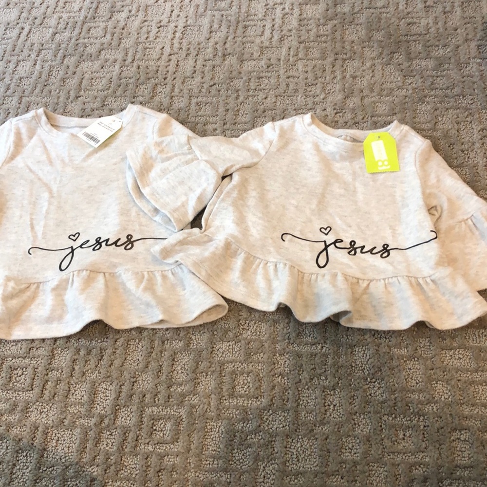 Girls gray blouse